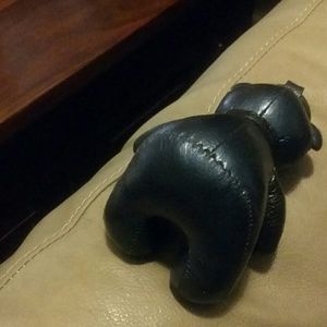 authenic leather coach charm